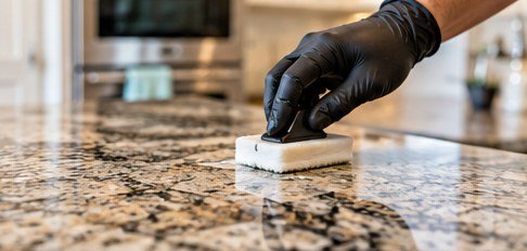 Natural Stone Countertop Sealing